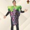 Adult Purple Grapes Costume Funny Fruit Tunic One Piece Halloween Party Outfit